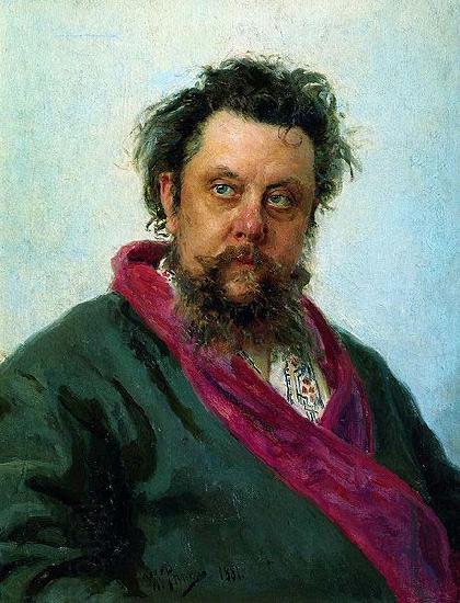 Ilya Repin Composer Modest Mussorgsky China oil painting art